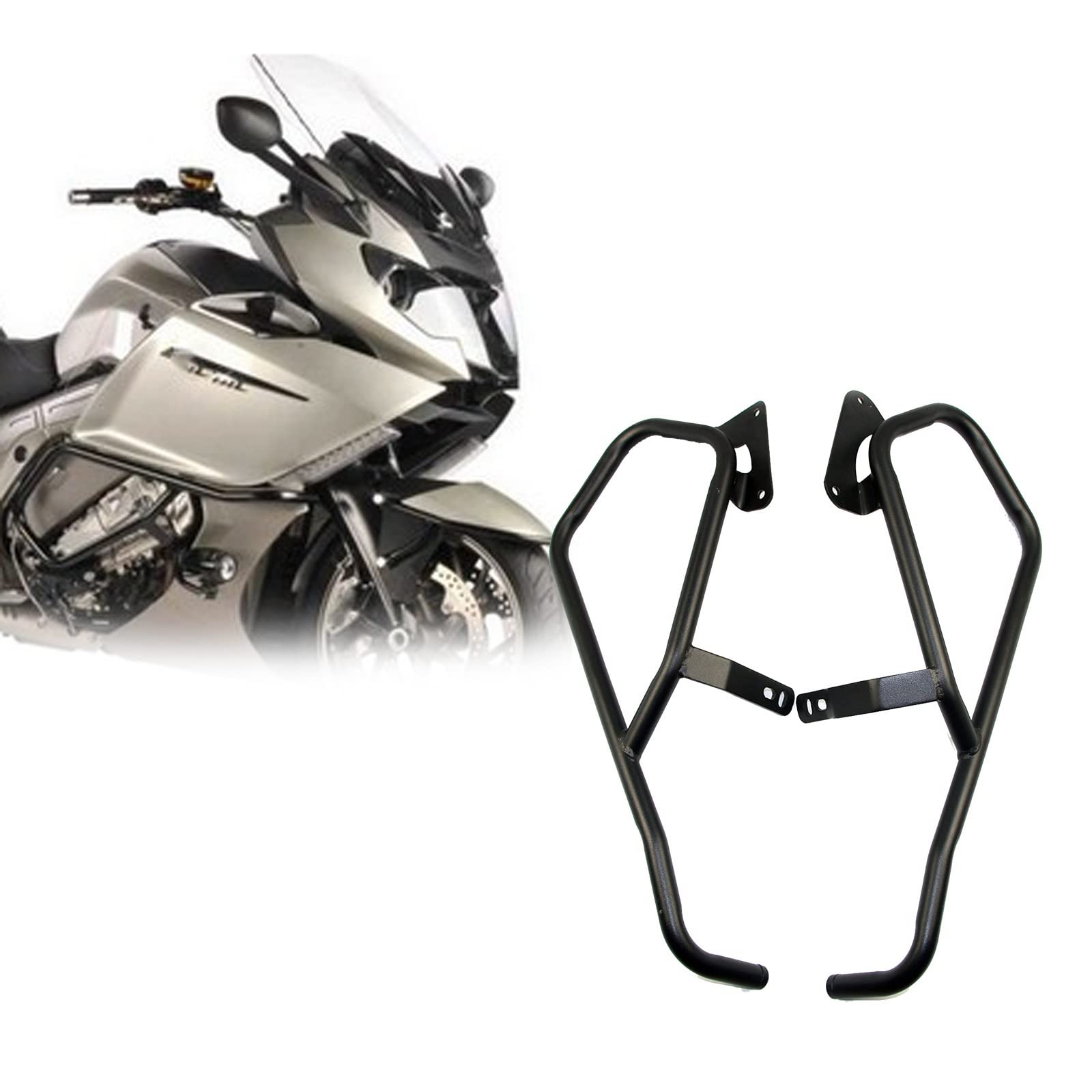 Crash bar BMW K1600GTL pare-chocs contre impacts moteur et carénage noir