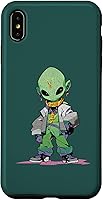 Vista 7 de iPhone 13 Pro Alien Rapper Cool Music Retro Vintage Cute Dancing UFO Space Case
