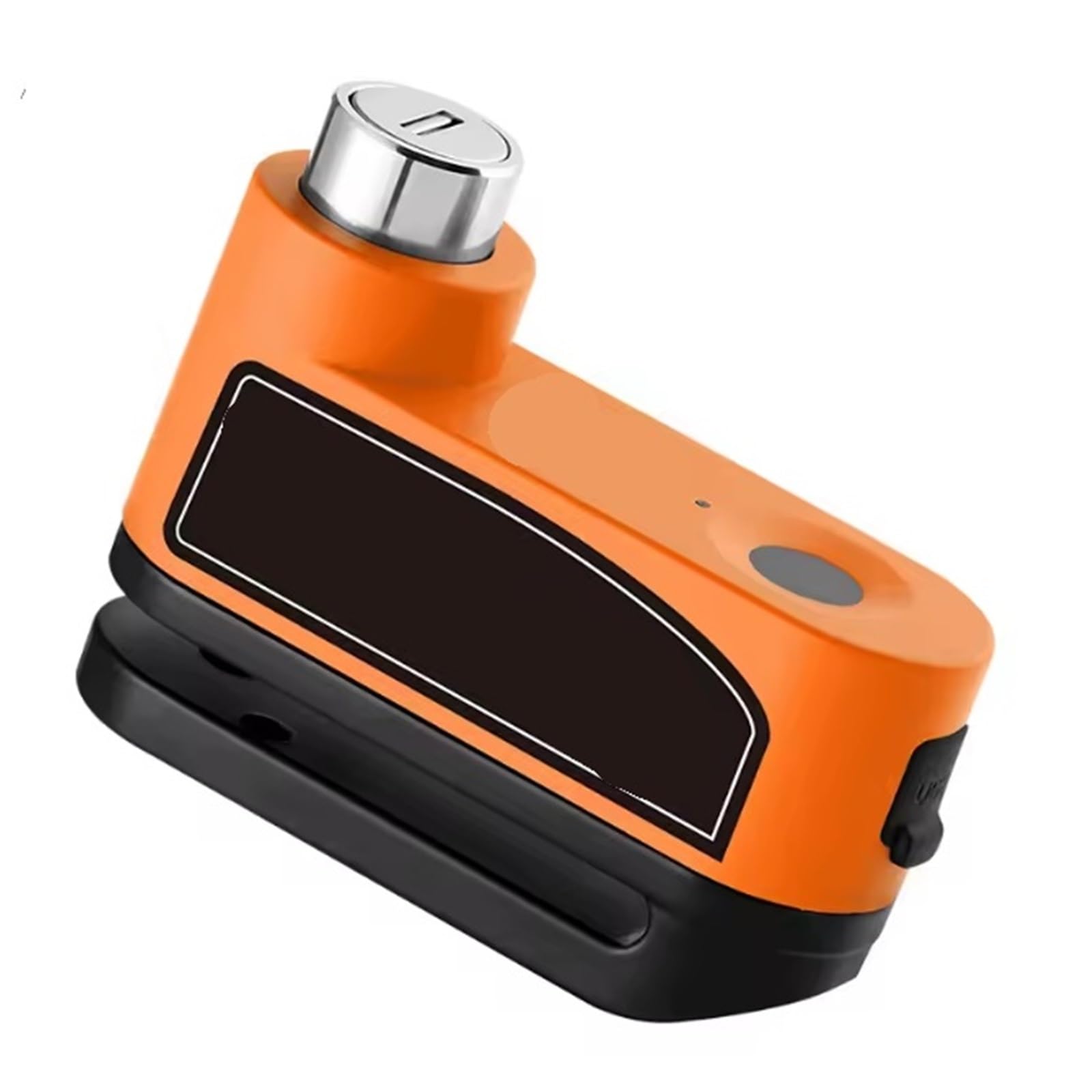 Hdrtcbu Orange Chain Lock Security Moto Wheel Disk Padlock Anti Theft Motorcycle Lock Alarm Safety Protection Motorbike Lock(Orange)