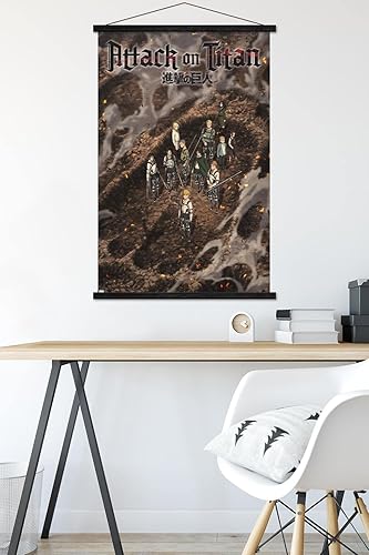 Miniatura 5 de Trends International Attack on Titan The Final Season - Póster de pared con teaser de parte 3, 22.37 x 34.00 pulgadas, paquete de impresión y