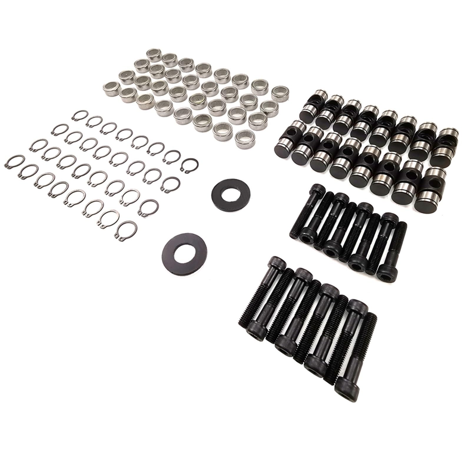 zestaw dźwigienek wydech Pasuje do chevroleta LS1 LS2 LS3 LS6 LS7 4.8 5.3 5.7 6.0 6.2 7.0 Gen III IV LS 13702-KIT 13702 zestawy czopa silnika Rocker