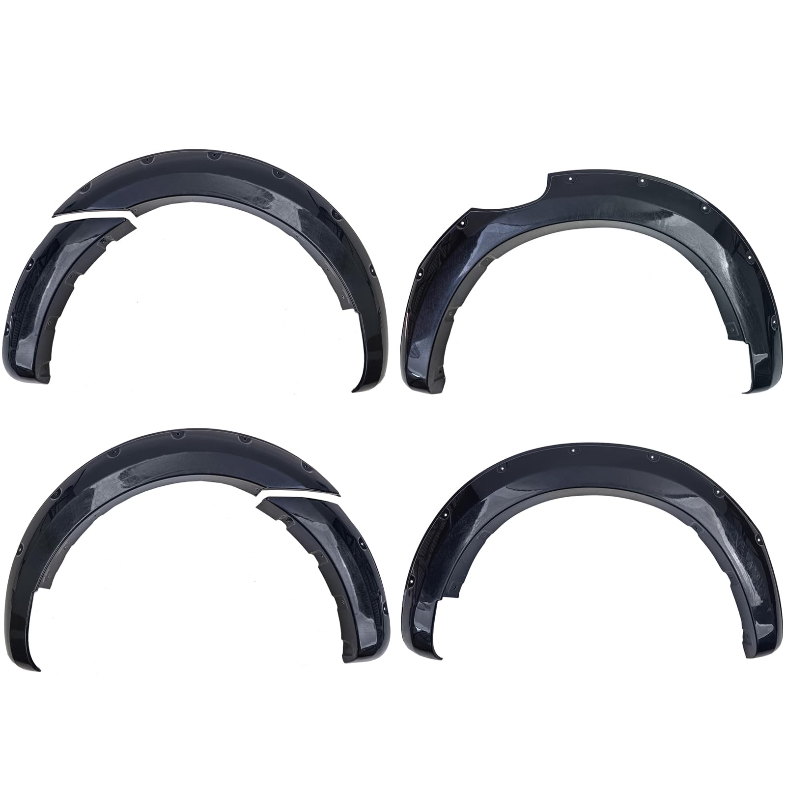 Kotflügel Radlauf Verbreiterungen Set Medium passend für Ford Ranger T7 T8 15-22