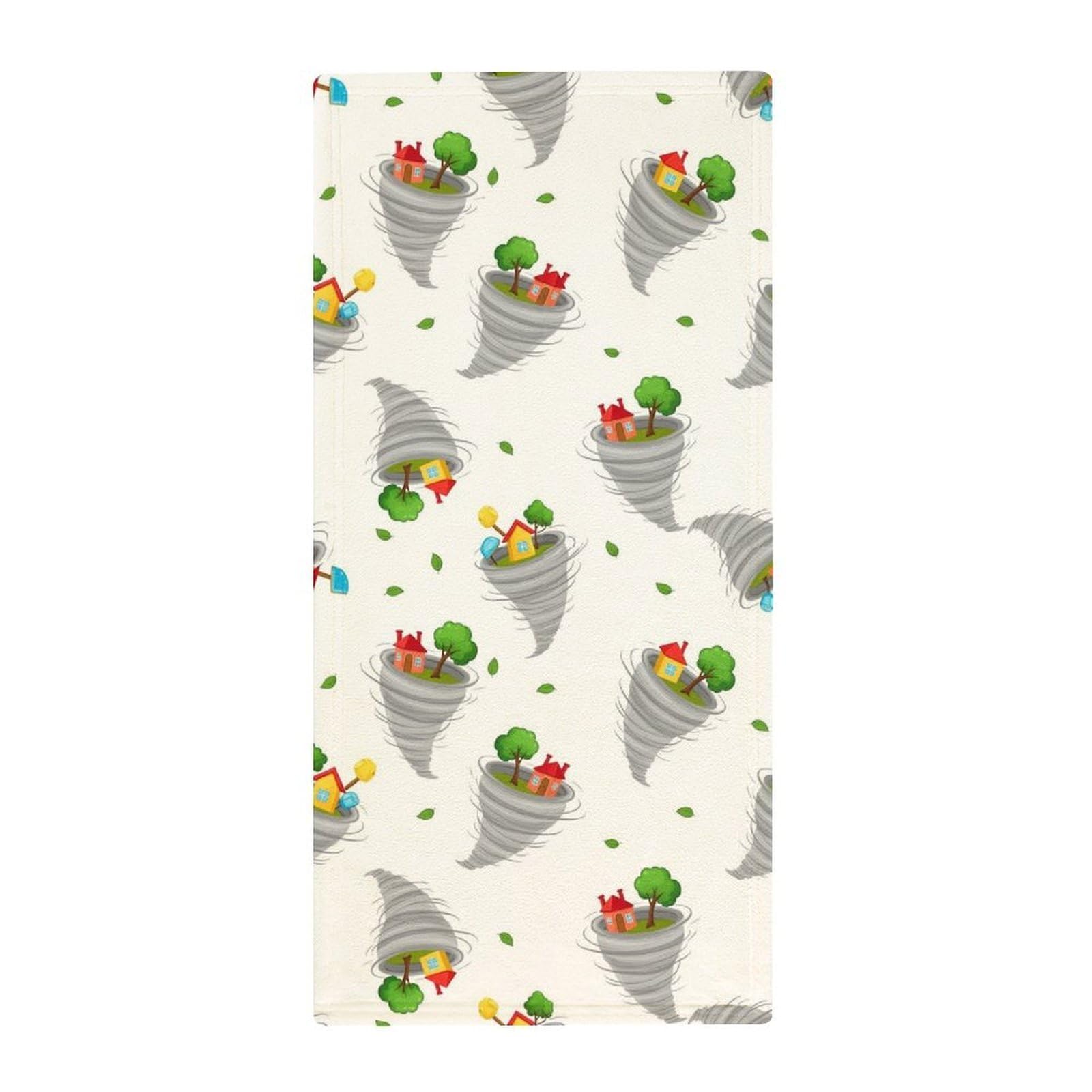 Anceky Luxury Hand & Face Towels, Terrible Tornado Ultra Soft Bath Towels for Hotels, Spa & Guest Bathrooms