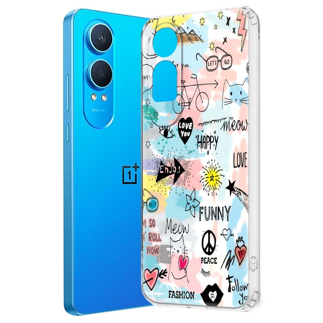 Fashionury Back Cover for OnePlus Nord CE 4 Lite 5G Designer, Printed,Transparent,Flexible, Silicon -D0126 (B0D853CY23) Amazon Price History, Amazon Price Tracker