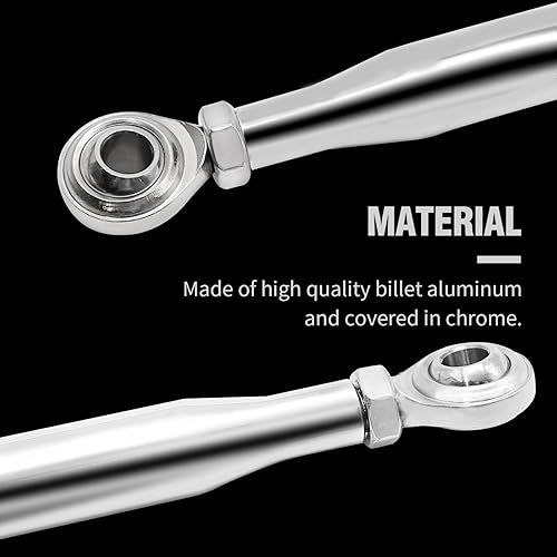 Miniatura 4 de Reemplazo de enlace de cambio redondo cromado CNC para Harley Softail Fatboy Dyna Trike Touring Road King Electra Glide 1986-2021