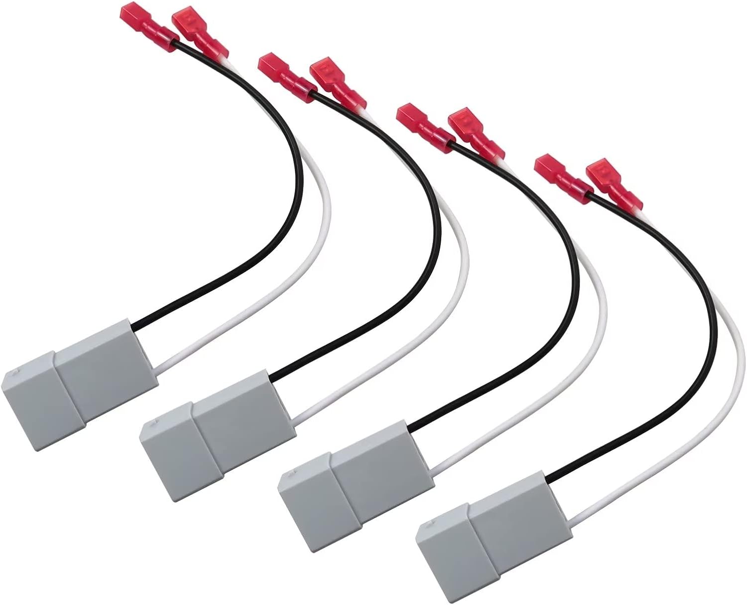 727800 4Pcs Car Speaker Connector Harness Adapter for