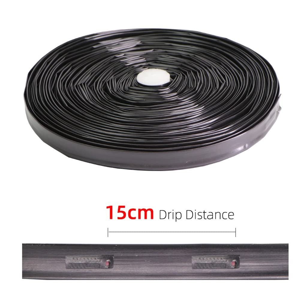 Cinta de riego por goteo T, Cinta de goteo plana DN16 PE, espesor de 0,2mm, espaciado de emisor, 100-400mm, longitud de 20-100m(Space 150mm,DN16 100 Meters)