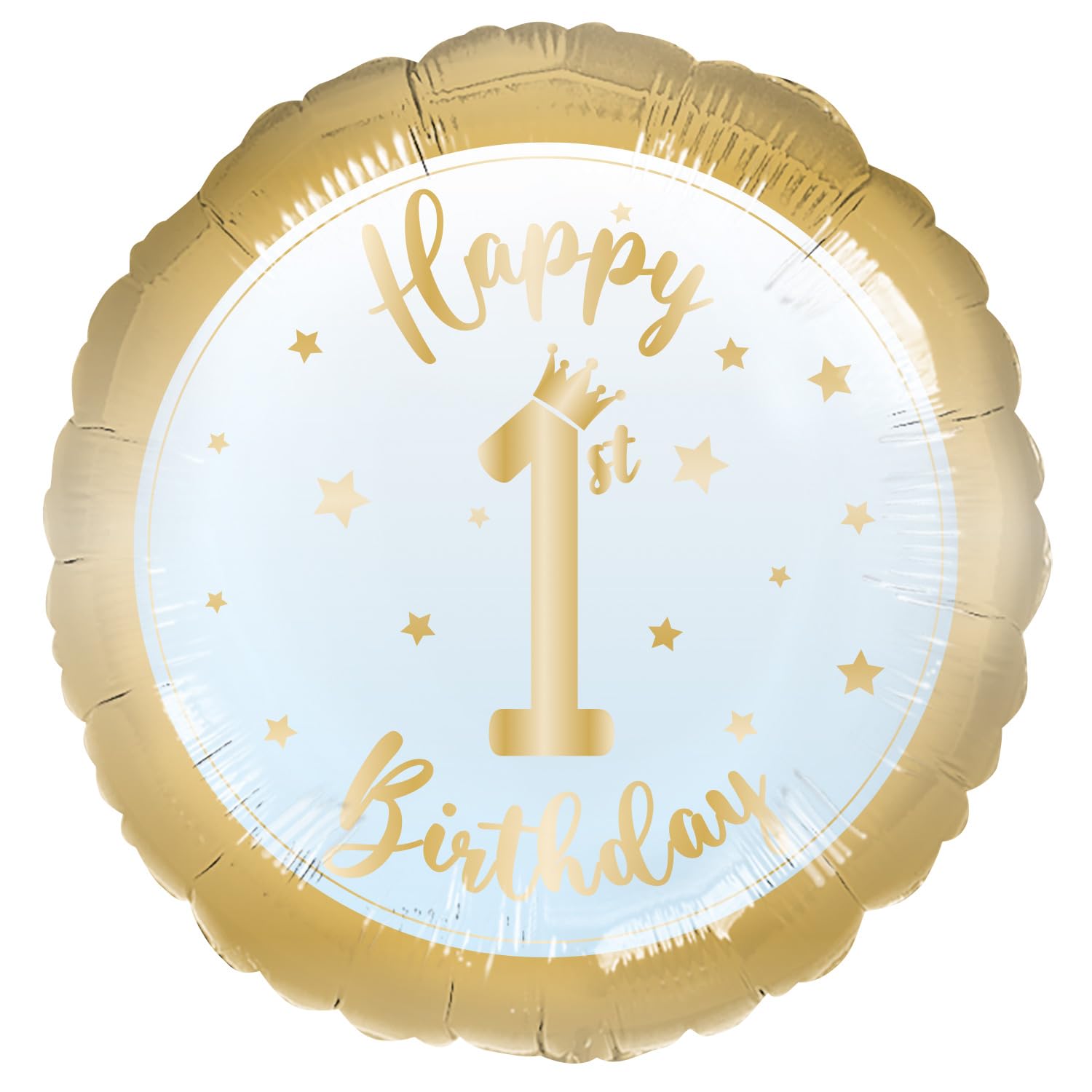18In Boy 1St Bday Foil Balloon, Blue