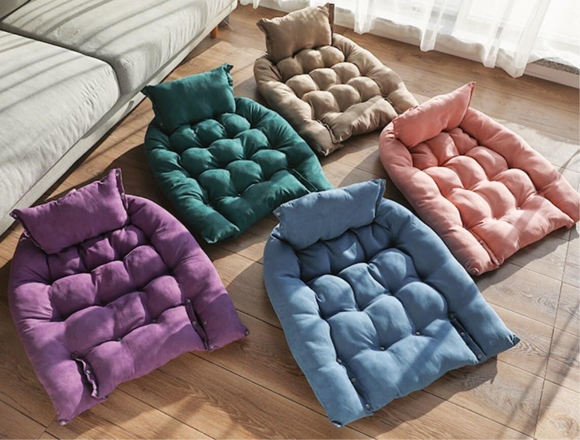 Cuccia per Gatti Cuccia per Cani di Piccola Taglia e Gatti Che vivono in casa Cuccia Lavabile per Animali di Dimensioni Adatte alle Casse Cuccia Gatto Interno(D,63 * 45cm)
