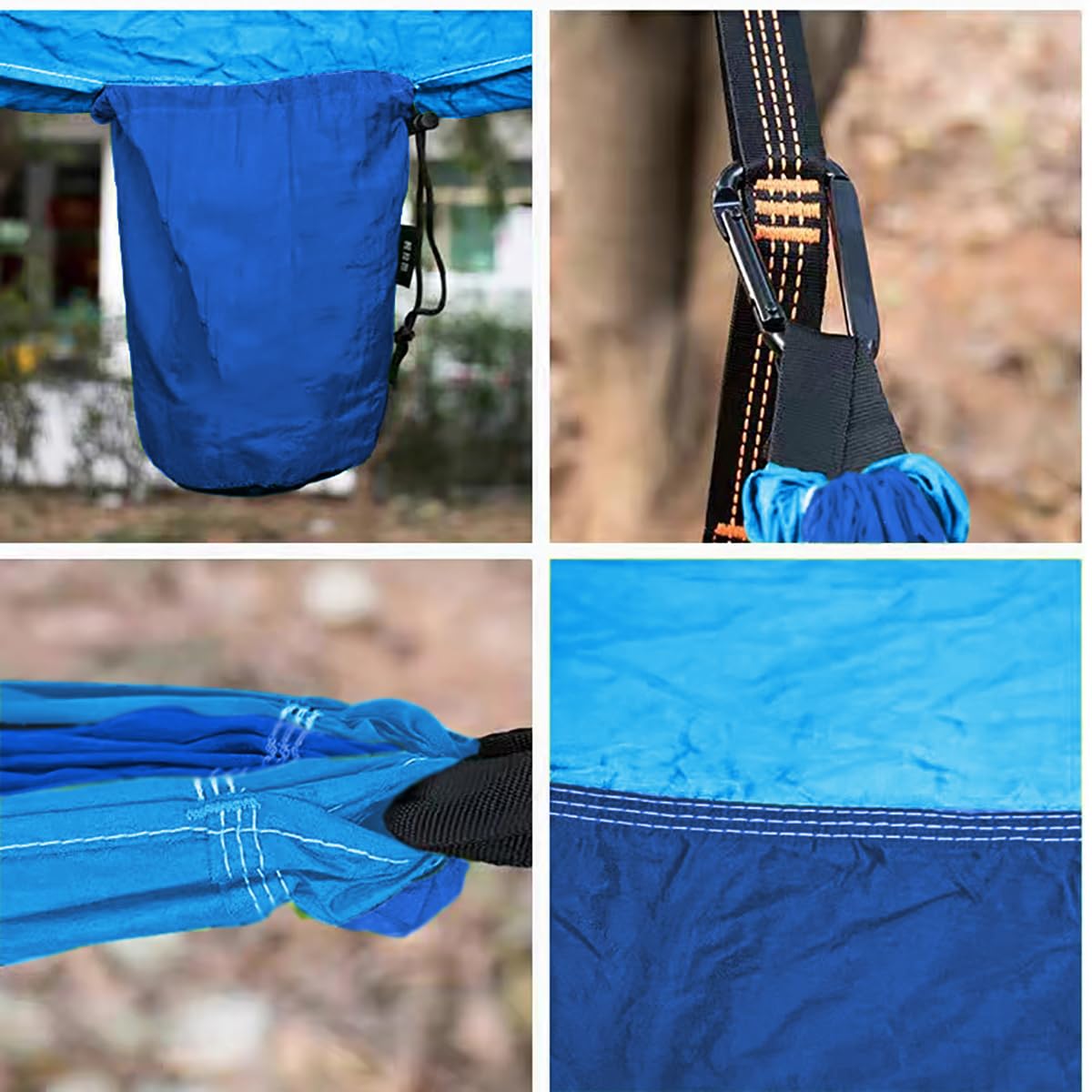 Hamac Hamac Portable Hamacs De Parachute En Nylon Pour Sac À Dos Voyage