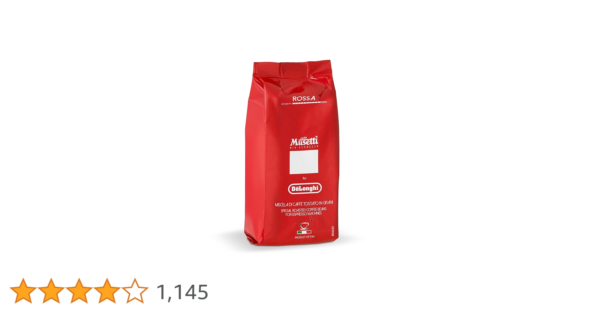 Amazon.co.jp: Musetti for De'Longhi (デロンギ) コーヒー豆 ロッサ