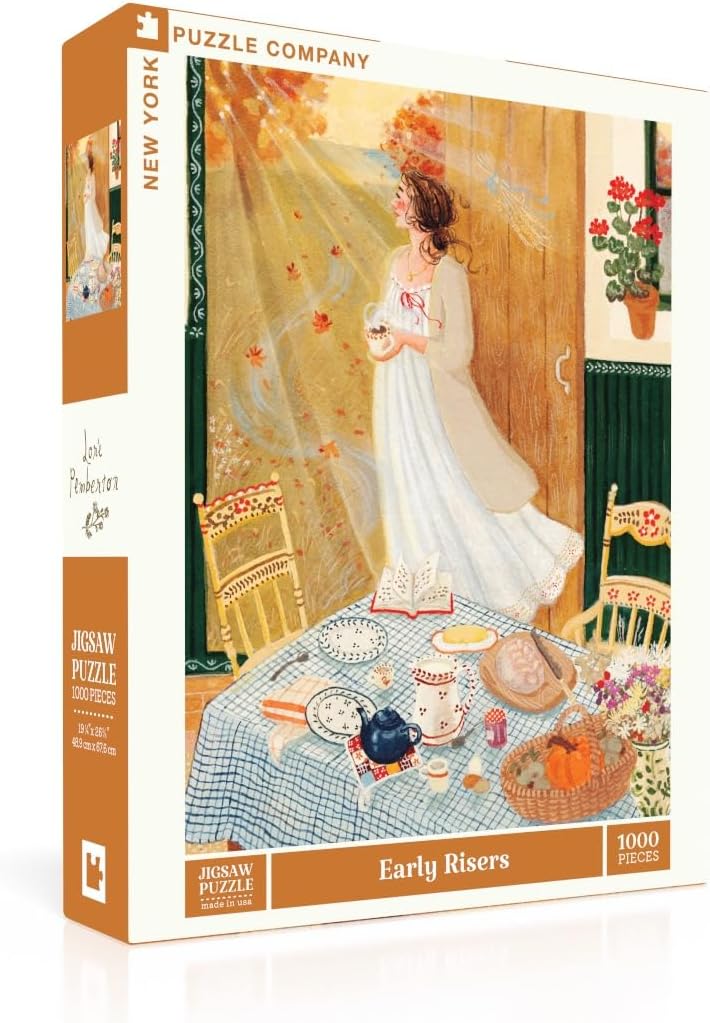 New York Puzzle Company - Loré Pemberton Up with The Lark - 500 Piece Jigsaw Puzzle for Family Game Nights by Loré Pemberton