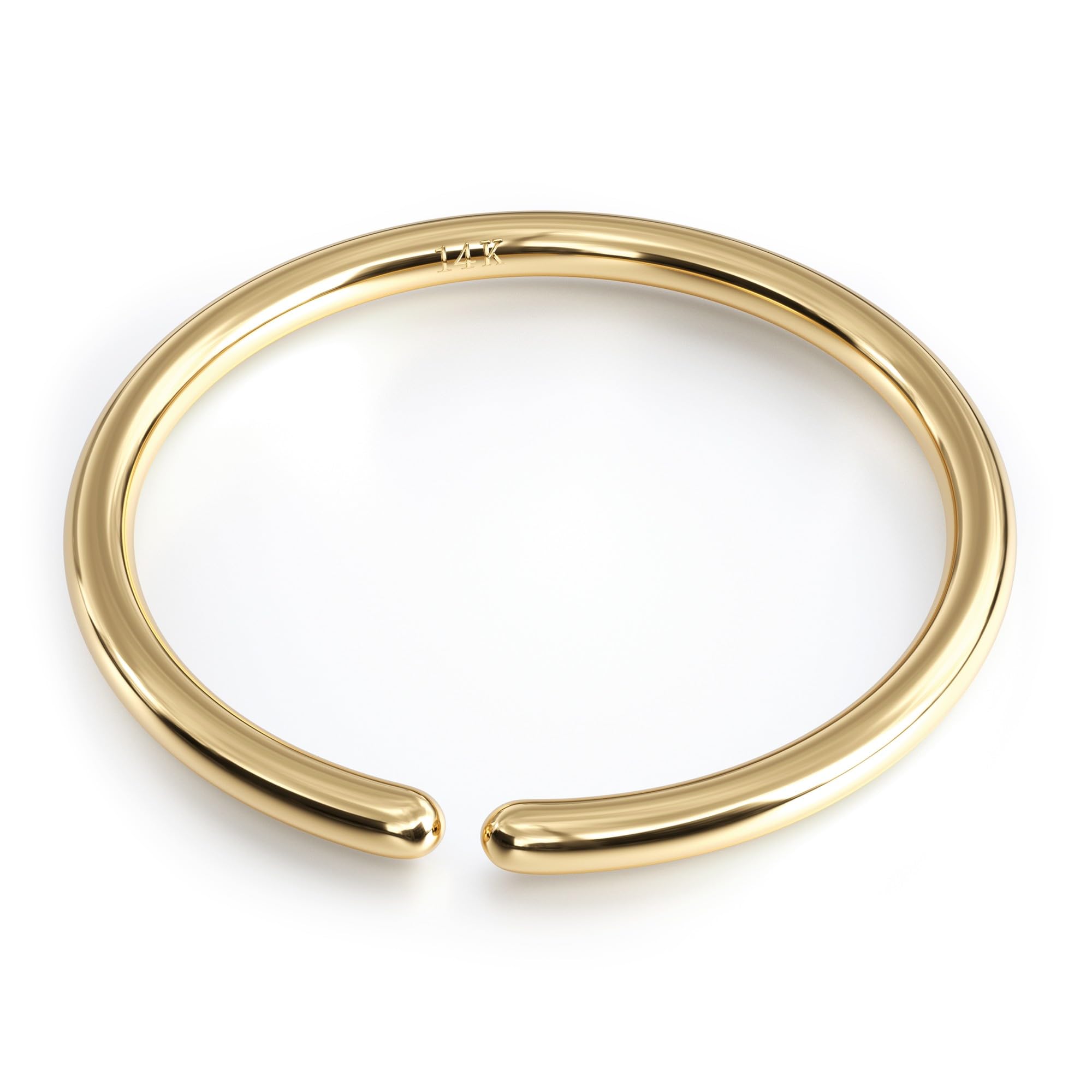 BodyBonita 14K Solid Gold Nose Rings Hoops