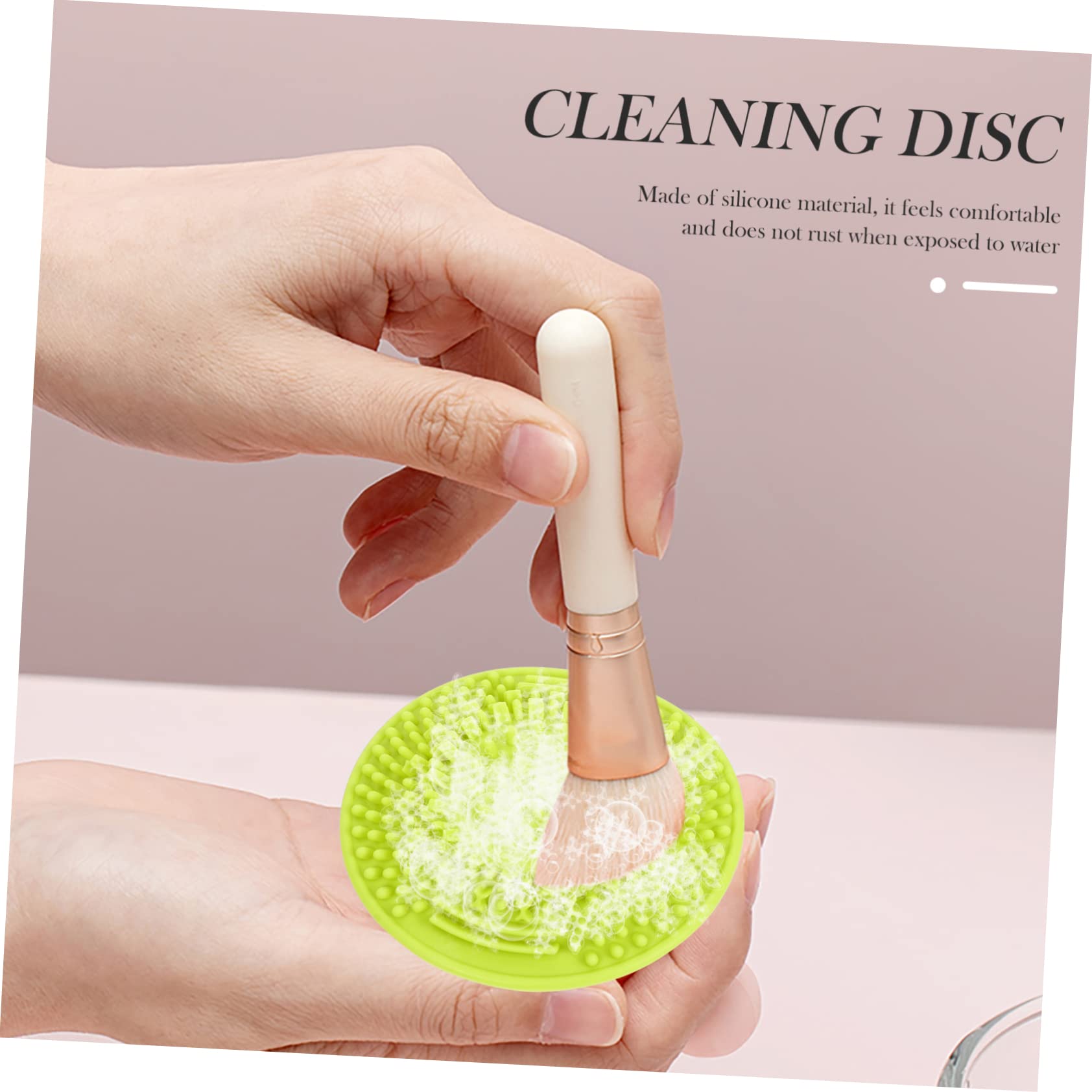 Ipetboom 12pezzi Tappetino Per La Spazzole Silicone Accessori Per Portatili e Pratici Per Viaggi e Domestico