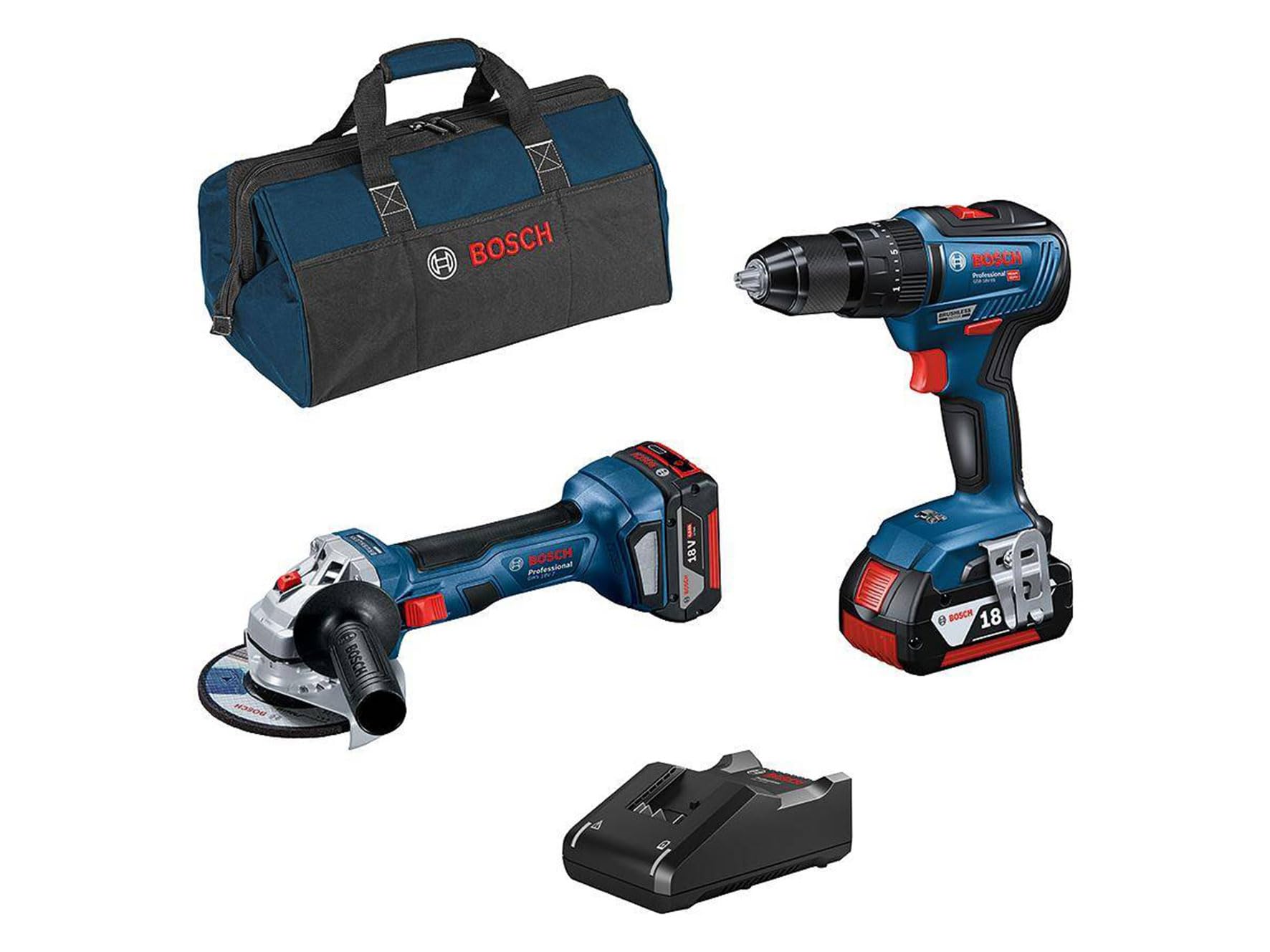 BOSCH - Berbequim GSB +​Rebarbadora GWS 0615990M4A