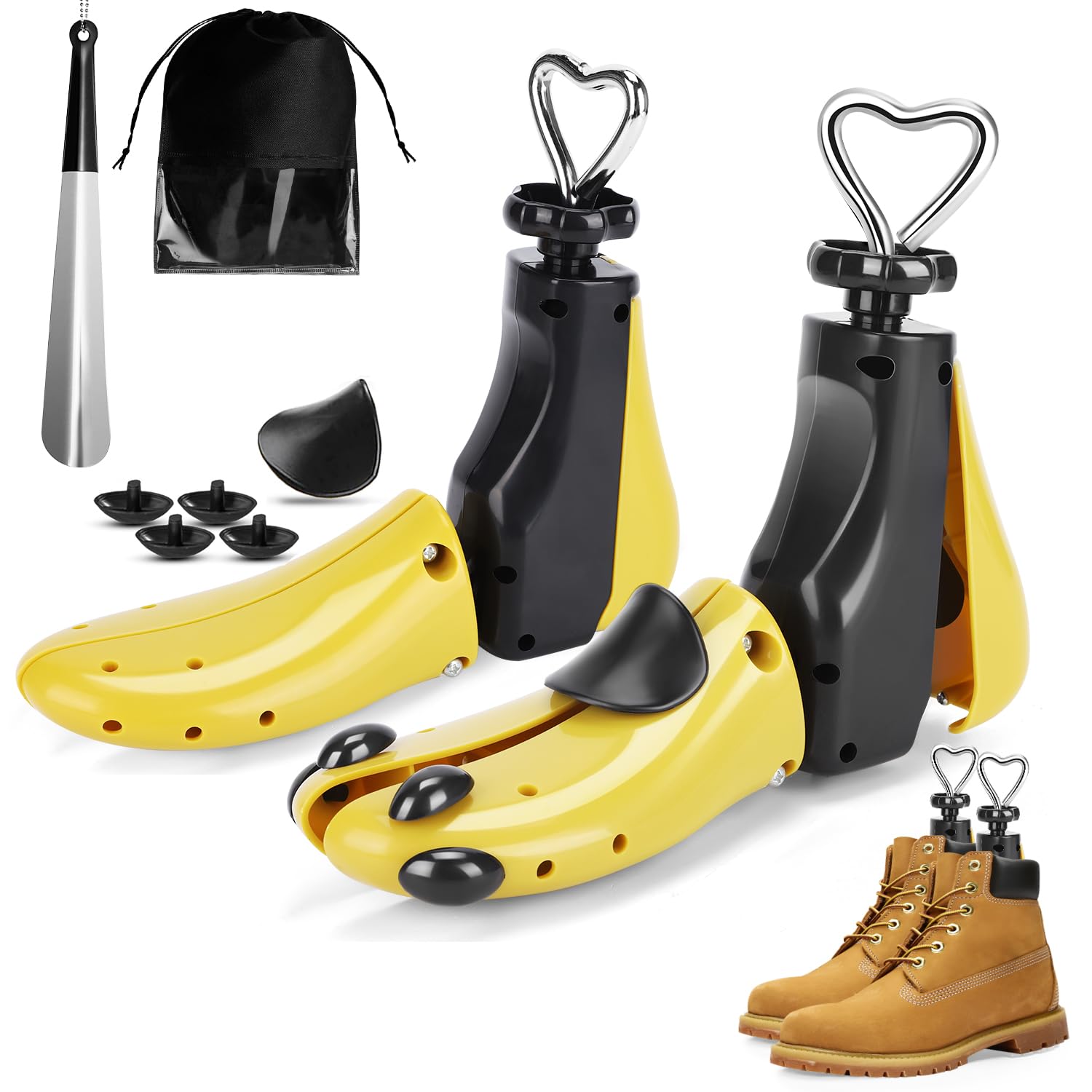 Schuhspanner Damen und Herren,Stiefeldehner,Schuhdehner Schuhweiter für Einstellbare Länge und Breite
