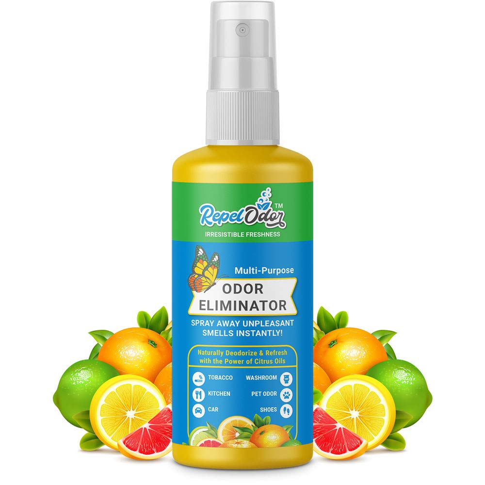 Aromakrafts® RepelOdor™ Deodorizing Spray for Smoke Odor I Kitchen Odor I Washroom Odor I Pet Odor I Shoe Odor - 120ml