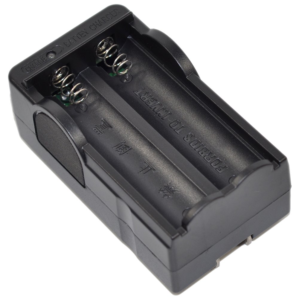 BTBAI Battery Charger AC Wall Dual Only for 3.6V/3.7V li-ion 18650 ICR1850 NCR18650 IMF 18650 Smart Travel s1a