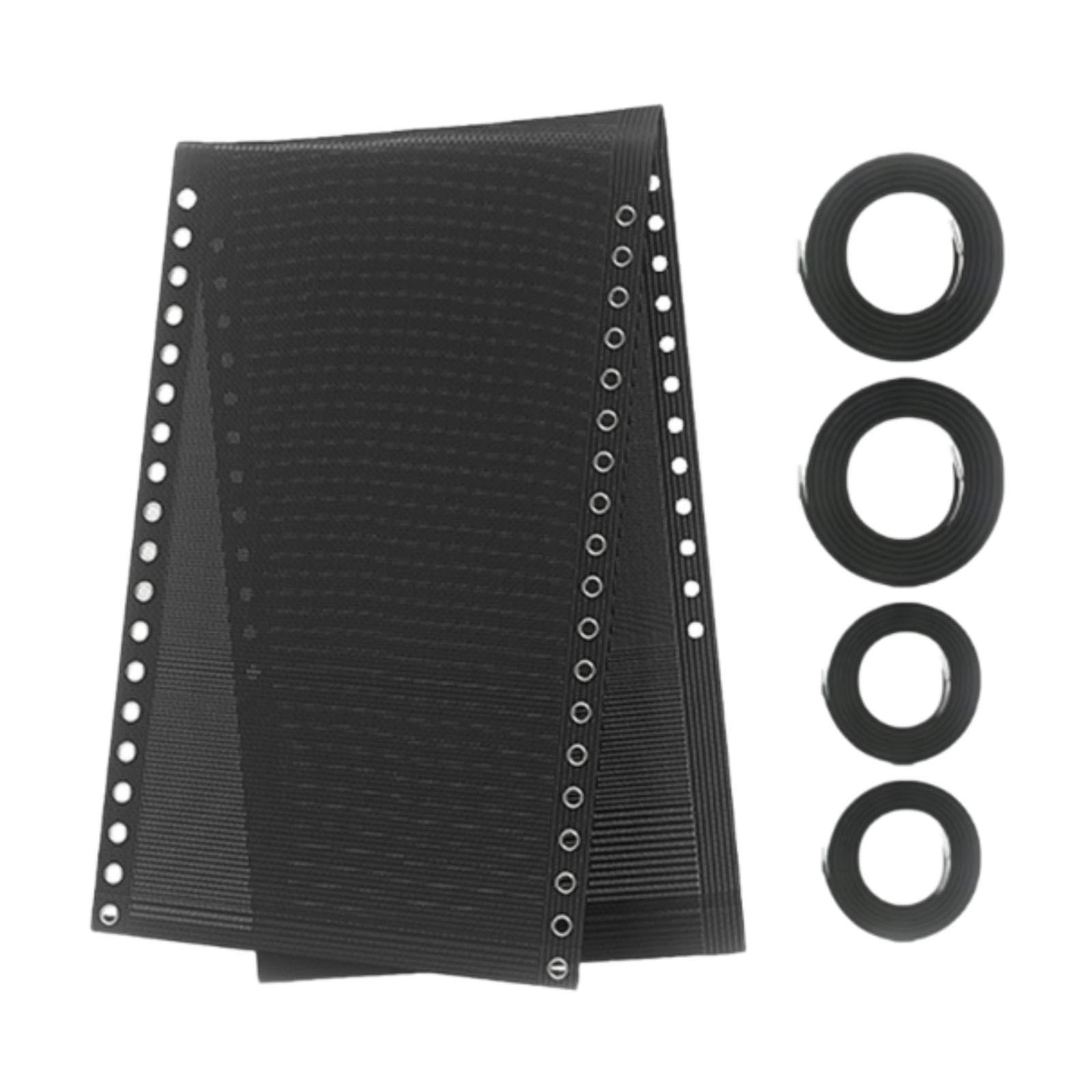 Harilla Chair Replacement,Repair Cloth,Heat Resistant,Breathable Mesh Repair Kit for Chairs Outdoor recliner, black
