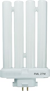 ARSUK 27w Replacement Bulb 4 Pin GX10Q-4 (6500k) Daylight Bulbs Energy Saving Reading Study Desk Office Lamps Lights