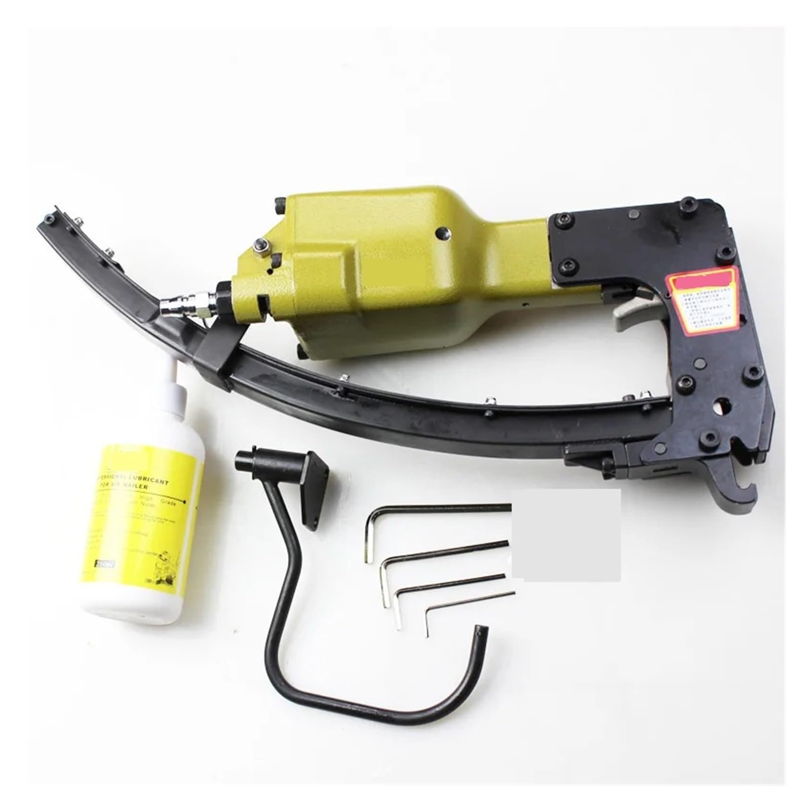 Gwoździarka, Pneumatyczny Pistolet Do Gwoździ Pneumatycznych M66 Klips W Kształcie Litery U Zszywacz Do Gwoździ Do Materaca Sofa Sprężyna Metalowa Klatka Naprawiono Drewno Obróbka Drewna do tapicerki