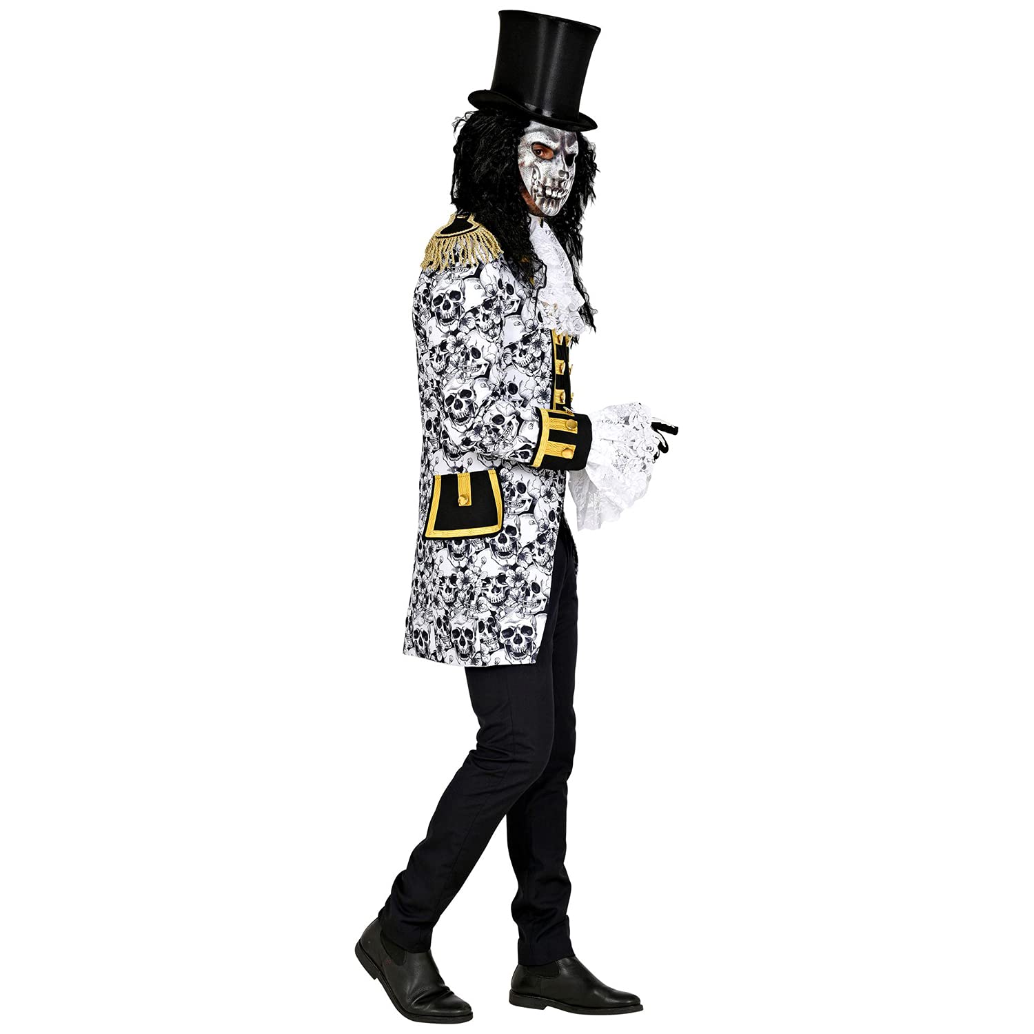 W WIDMANN MILANO Party Fashion - frac para desfile de disfraces, pirata, estrella del rock, uniforme de guardia, calavera, Día de los Muertos, carnaval, Halloween