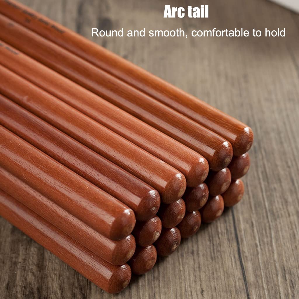 Baguette De Batterie 1-3 Paires, Les Débutants Pratiquent Les Baguettes en Palissandre 5A, Baguette Jouant des Baguettes avec Embout en Forme De Goutte, Accessoires De Percussions
