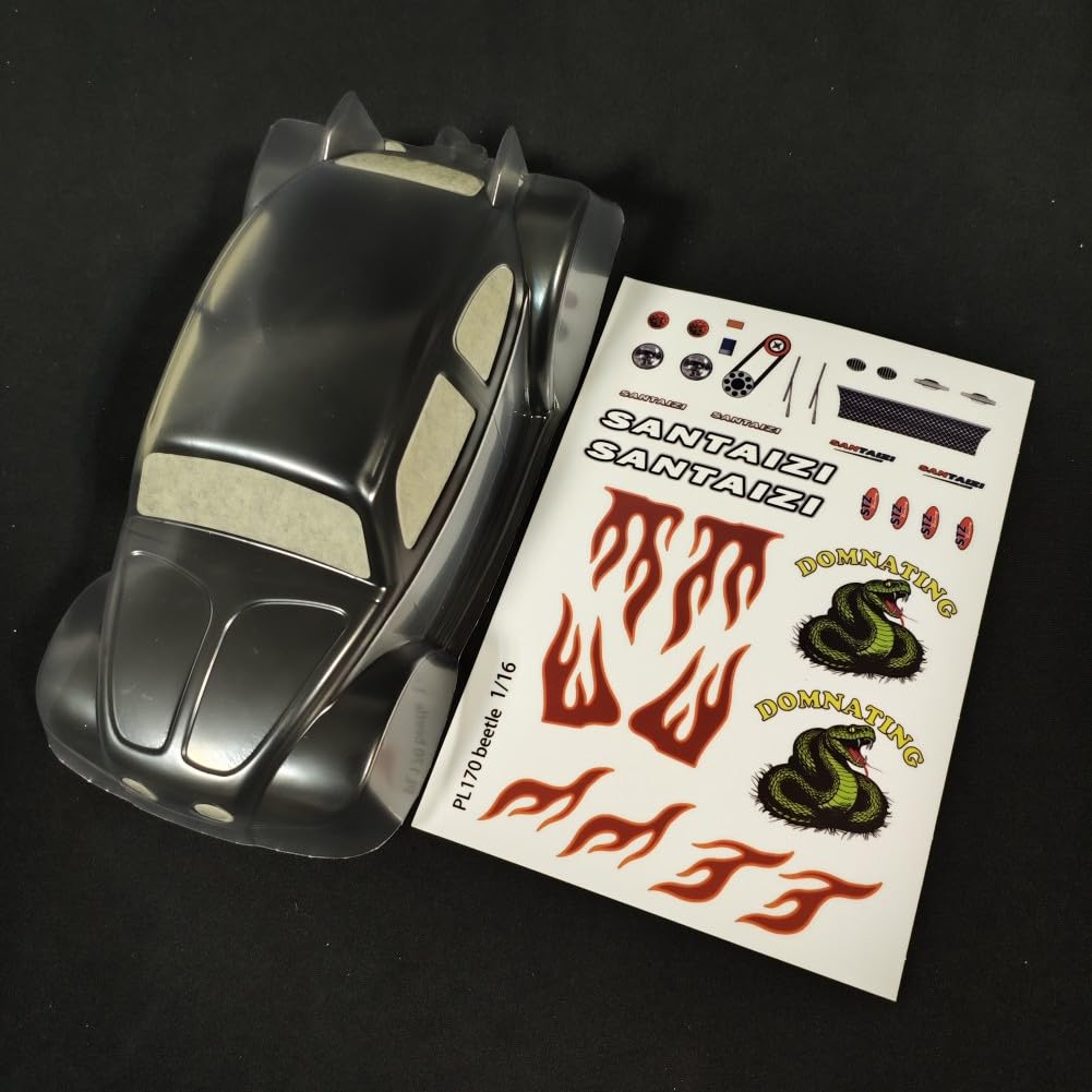 Amazon | SANTAIZI 1/16 RCクリアボディ LEXAN PCシェル MTと