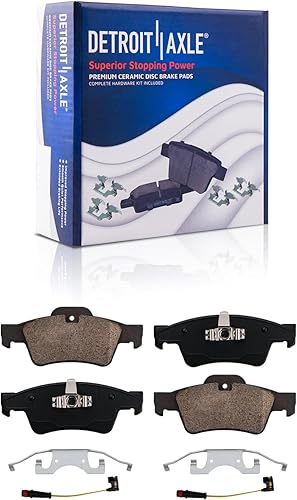 Miniatura 32 de Detroit Axle - Kit de freno delantero para Nissan Altima Sentra 07-10, repuesto de pastillas de freno de cerámica de freno de disco 2007 2008 2009