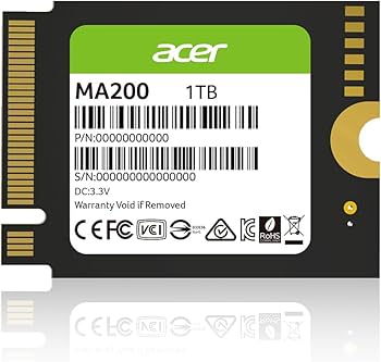 Amazon | Acer MA200 M.2 SSD 2230 内蔵SSD 1TB PCIe Gen4x4 NVMe Amazon | Acer MA200 M.2 SSD 2230 内蔵SSD 1TB PCIe Gen4x4 NVMe