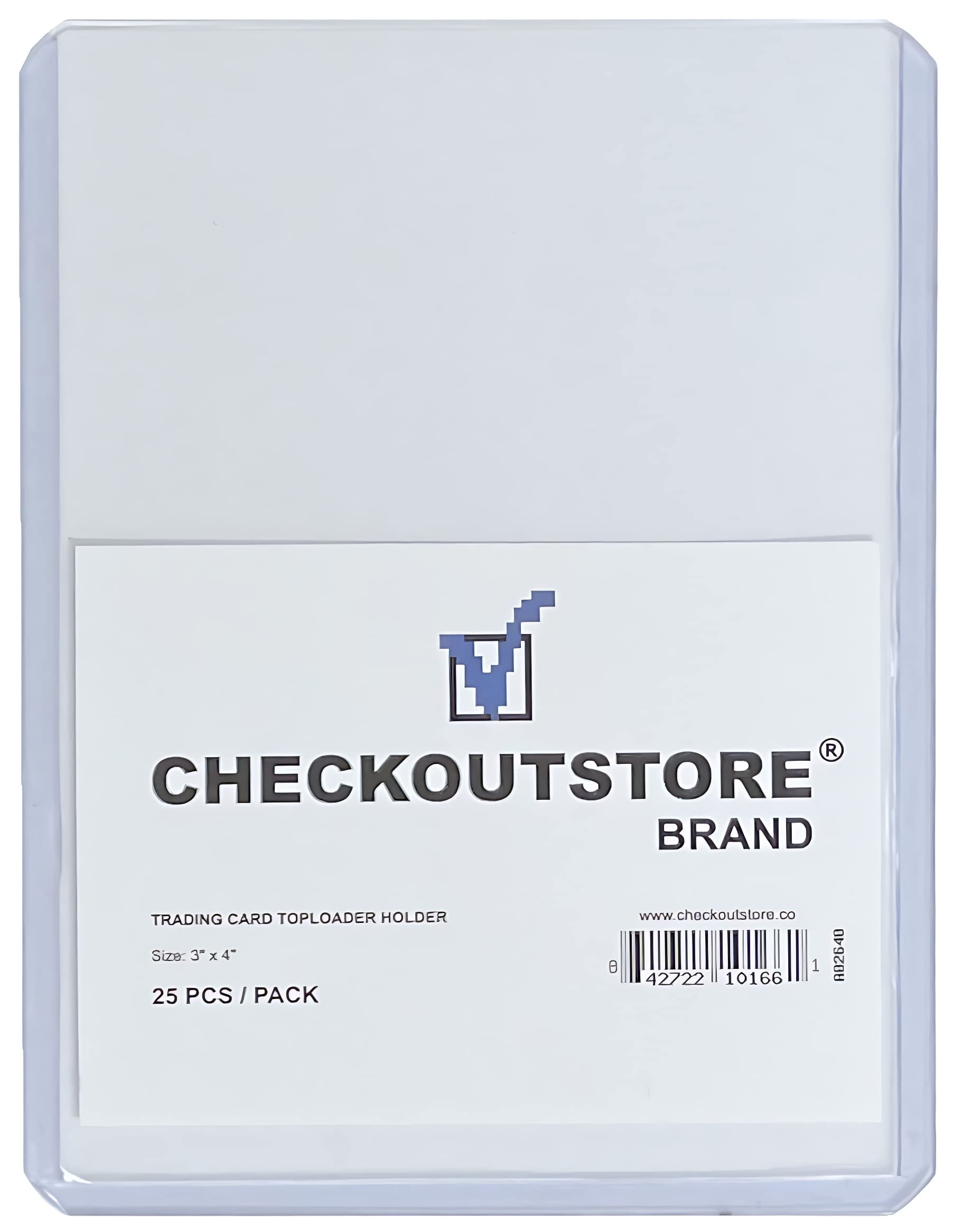 CheckOutStore100 Clear Protective Toploader Card Protector (3 x 4 in)