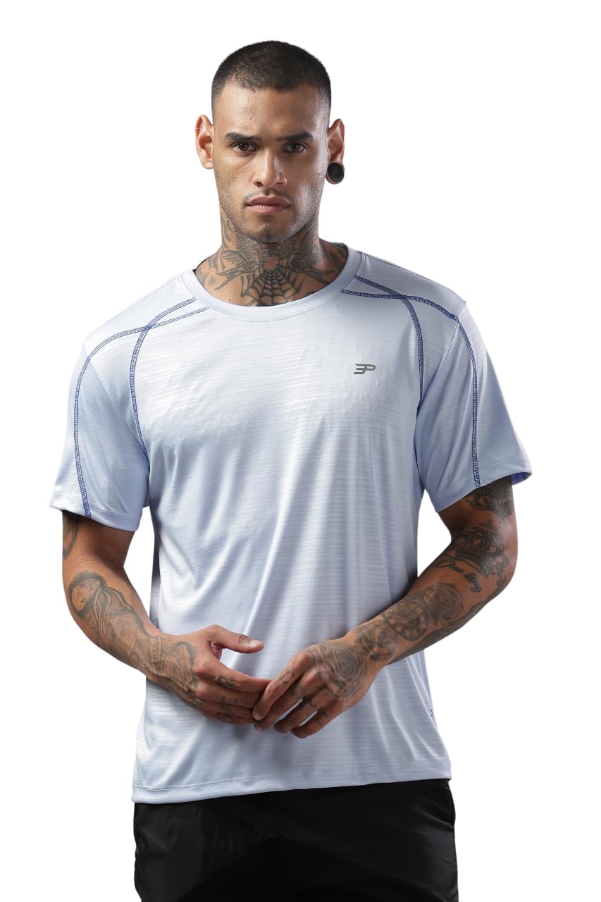 3rd Planet Gym Regular Fit T Shirt for Men Round Neck Active Tshirt for Men Quick Dry Active Wear T Shirts for Man Dry Fit T Shirts for Men for Gym & Sports Wear Anti Odor Training Tshirt for Men-picture-20