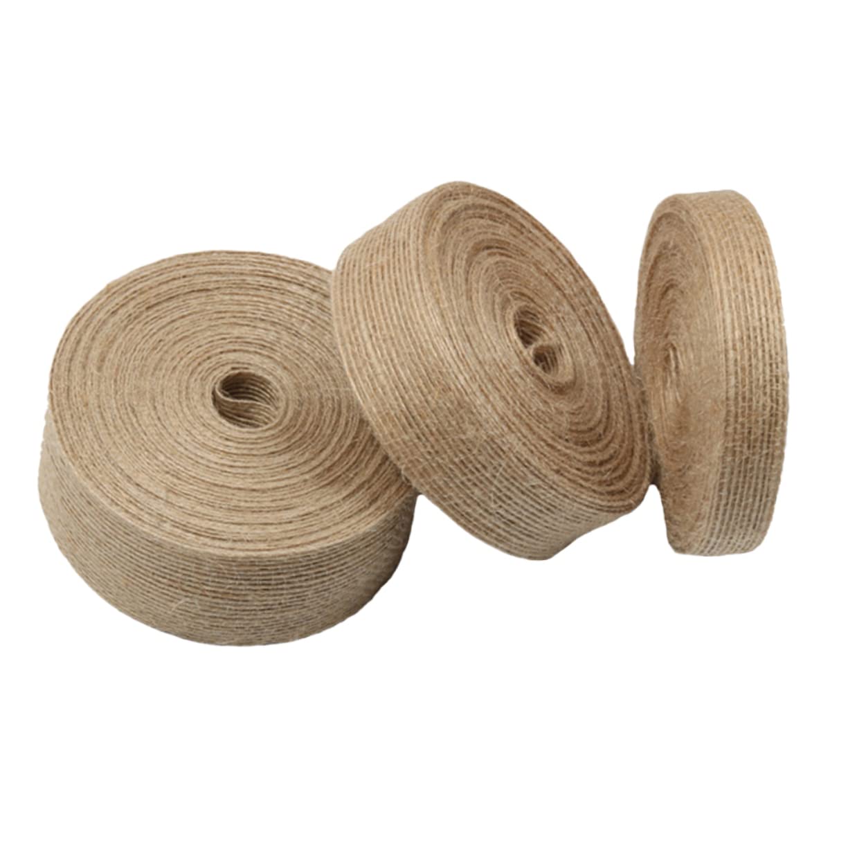 STOBOK 9rollen Burlapband Natur Jute Gewebe Für Handwerk Hochzeitsdekoration Geschenkverpackungen Und Floristik Robust Und Vielseitig Einsetzbar