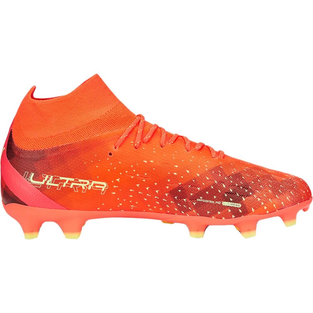 Puma - Mens Ultra Pro Fg/Ag Shoes, Size: 11 M US, Color: Fiery Coral/Fizzy Light/Puma Black