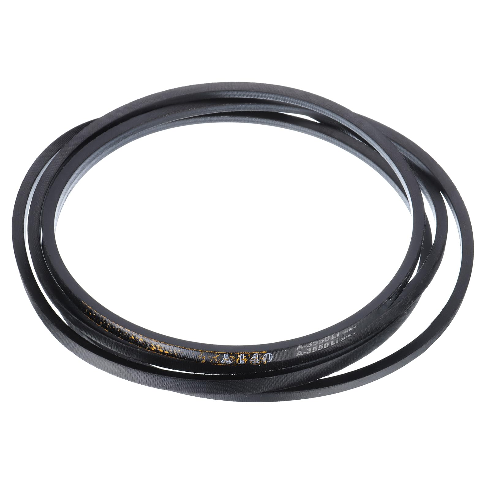 uxcell A140 Wrapped Rubber Belt, A-Section V Belt 142" Outside Circumference x 0.51" Width x 0.32" Thick, Industrial Power Transmission Belt