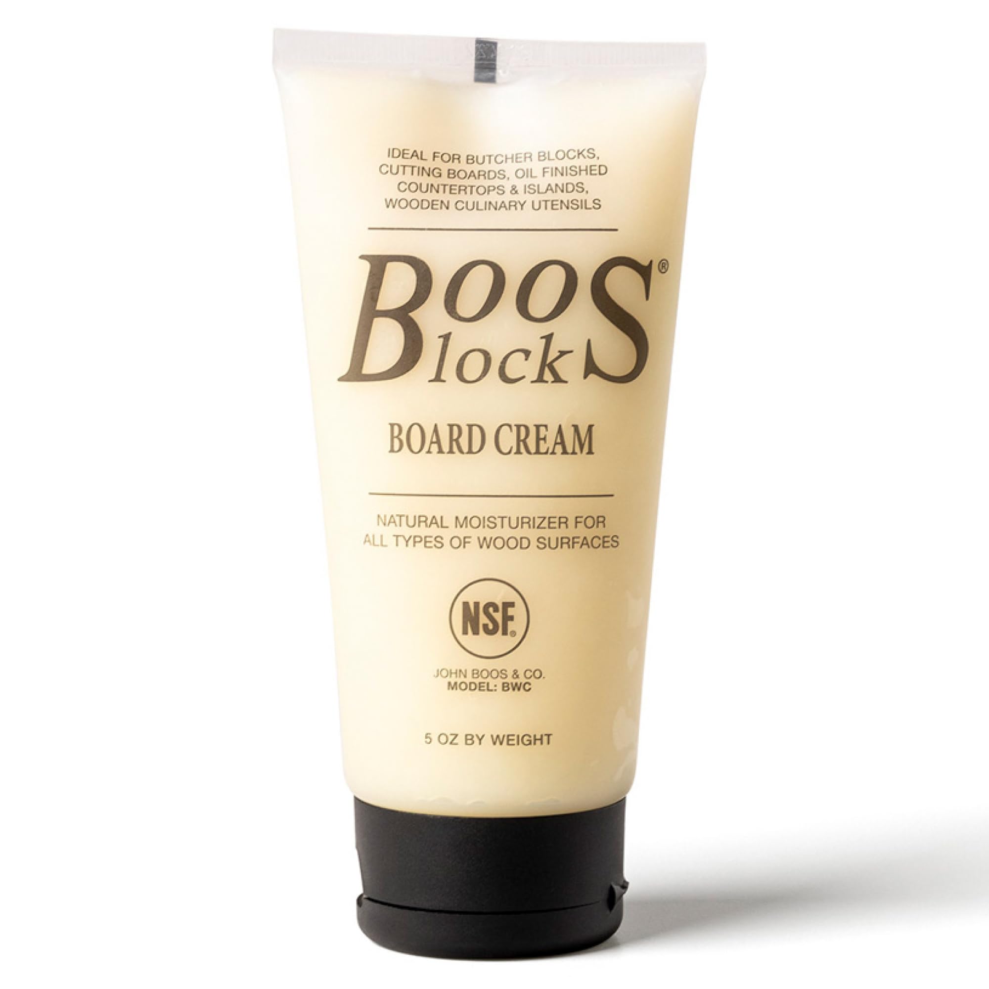 Boos Block Board Cream (5 oz) - Chopping Board Wax - Cutting Board Wax - Food Grade Beeswax - Care & Maintain