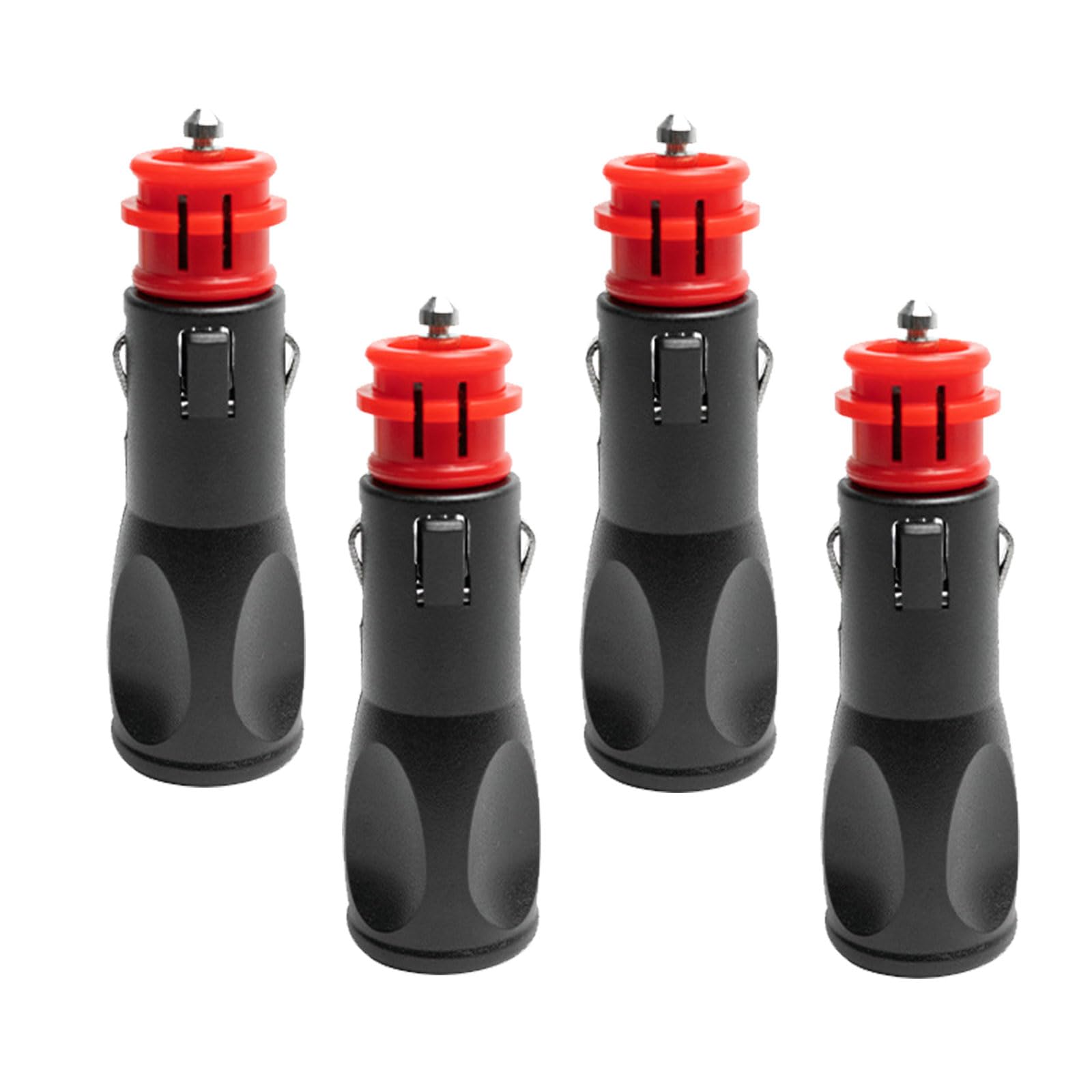 2Pz Spinotto Presa Accendisigari Auto 12V/24V, Adattatore Universale DIN/ZIG con Fusibile Integrato 10A, Maschio Presa Accendisigari per Auto, Moto, SUV, Camion, Camper