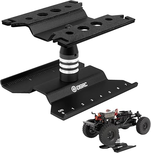 ESILUN Soporte de trabajo RC Estación de trabajo para reparación de automóvil a control remoto para SCX24 TRX4M FCX24 escala 116 118 124 RC Truck