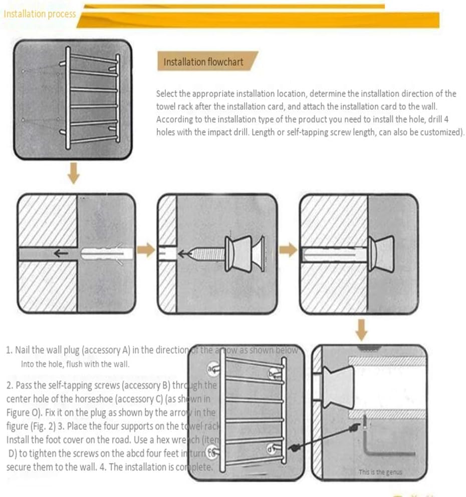 Towel Warmer 304 Stainless Steel Polished Wall Mounted Heated Towel Rail for Stylish Bathroom, Round Tube Or Square Tube,Roundtube2
