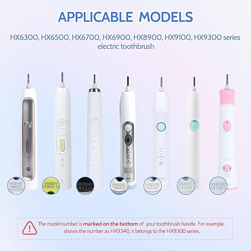 Miniatura 2 de Cepillo de dientes eléctrico Eje de metalvarilla de enlace compatible con Philips HX9340 HX9350 HX6340 HX6530 HX6710 HX6920 HX9140 HX8910 Punta