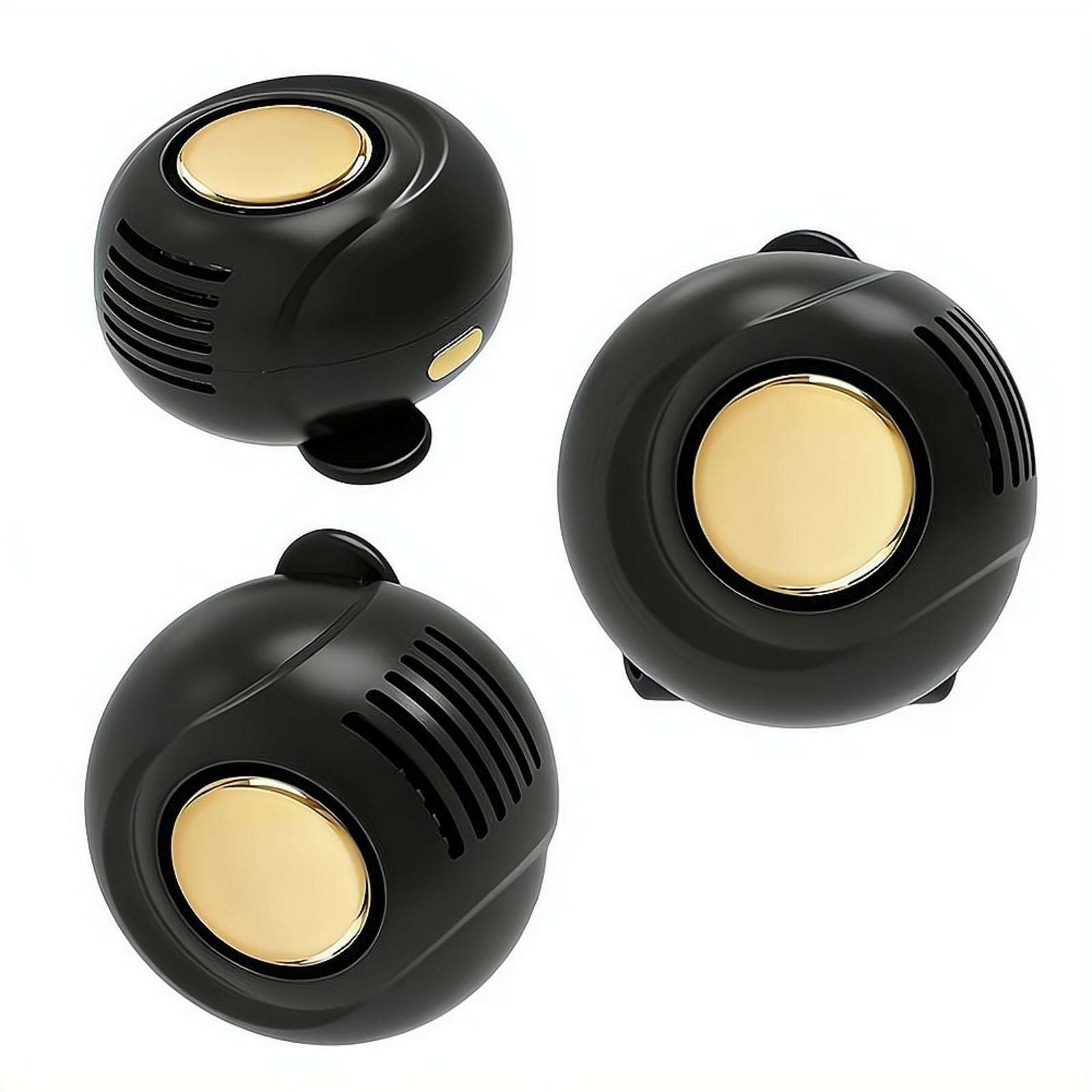 Portable Silent Mini Bladeless Fan, Clip On Waist & Neck Fan, New Rechargeable Clip-On Hands-Free Fans 3 Speeds