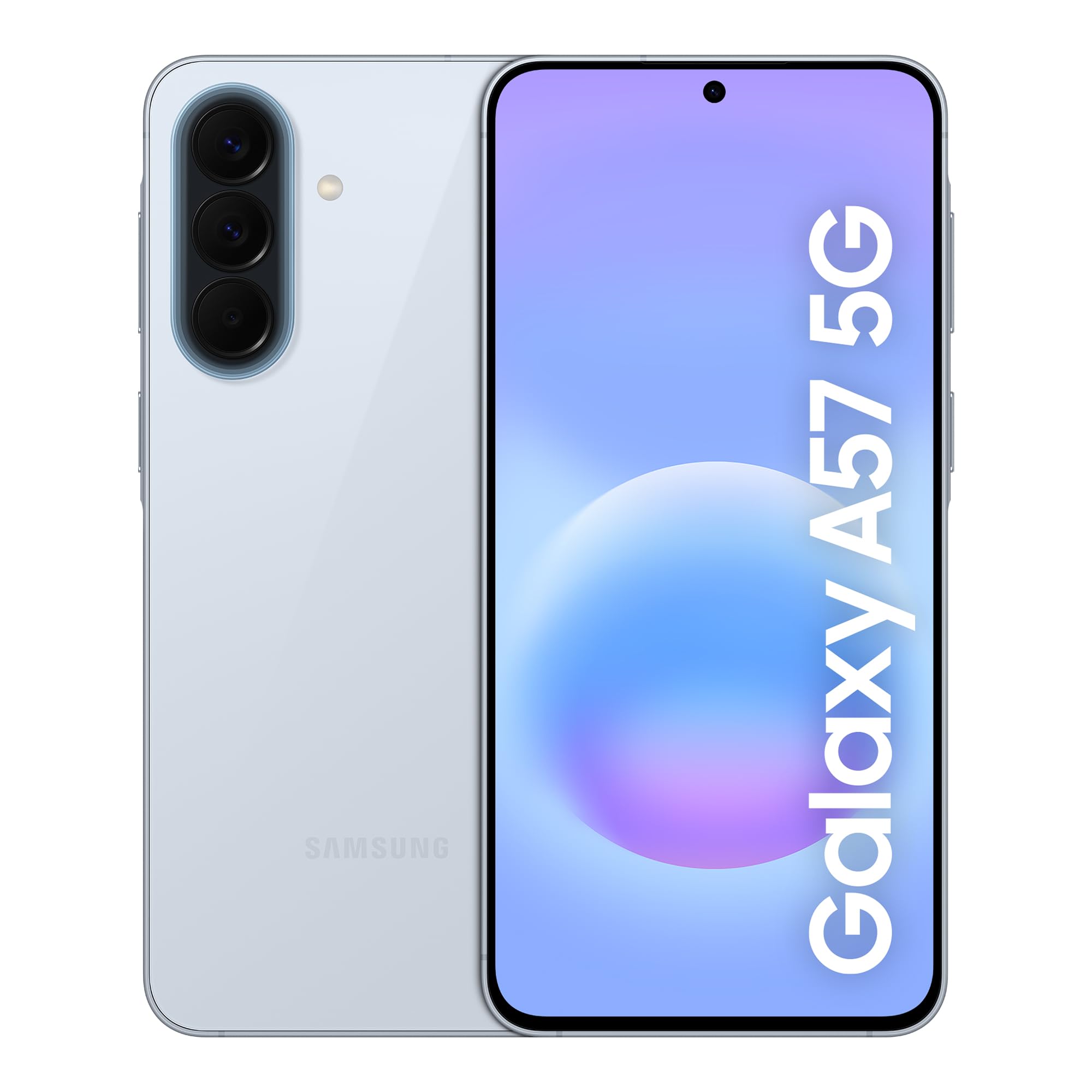 Samsung Galaxy A57 5G, Slim Smartphone, Awesome Intelligence Features, 8GB, 256GB Storage, 50MP Wide-Angle Camera, Up To 2-Day Runtime, Awesome Icyblue, 3 Year Extended Warranty (UK Version)