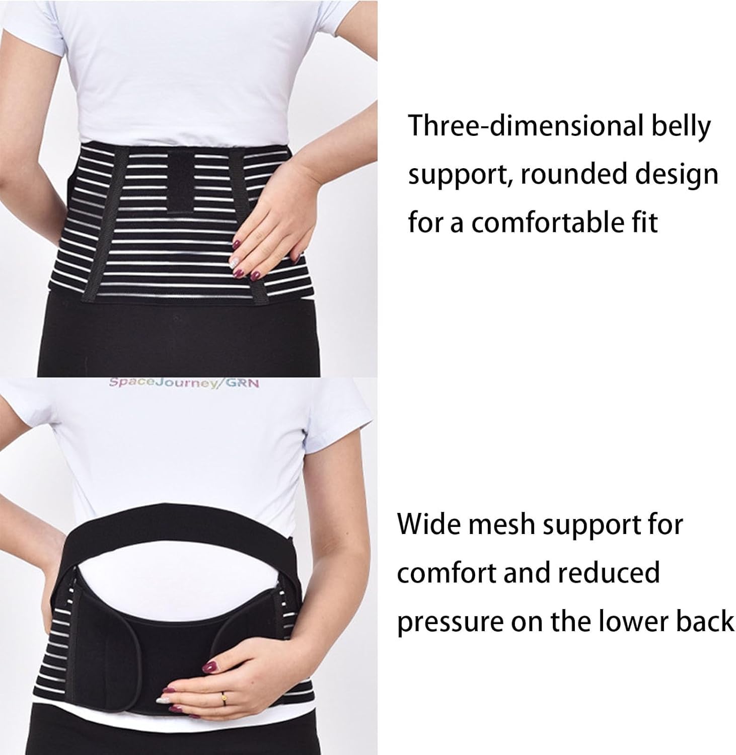Mutterschaftsstützgürtel, Stützgürtel Für Schwangere Frauen, Band Bauch Pregy Gürtel Zur Unterstützung Von Bauch, Taille, Becken Und Rücken, Skin, L