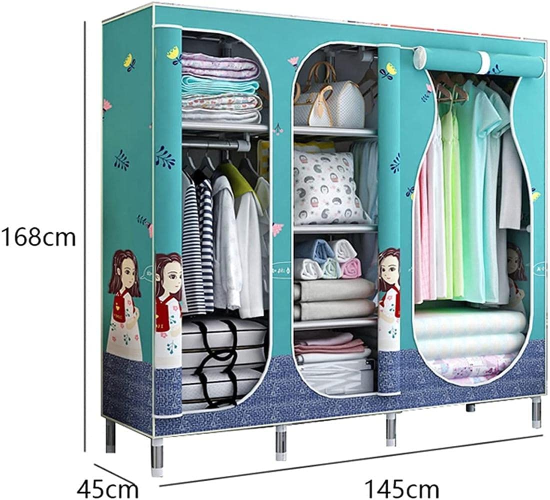 Amazon.co.jp: 寝室のクローゼットポータブル大型オープンワード