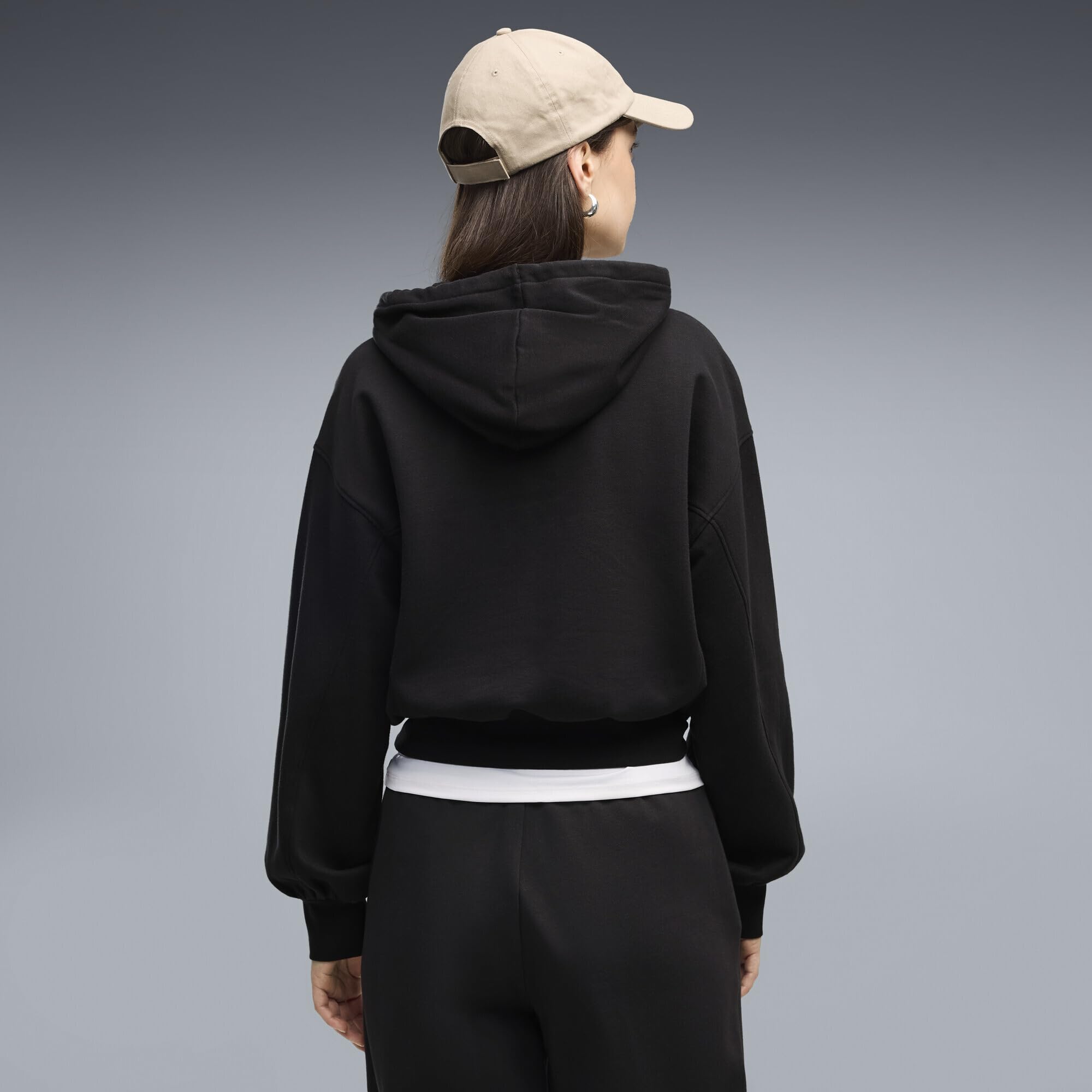 PUMA Sudadera con Capucha Holgada Her de Felpa Mujer