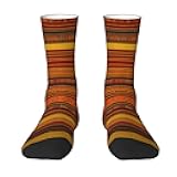 Pyjwyfmy Native American Pattern Print Stylish Contrast Mid-Calf Socks,Athletic Socks For Men And Women,Unisex Adult Socks