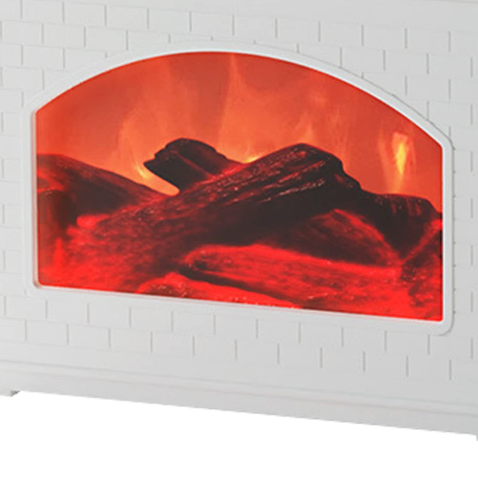 Diffusore di Fuoco Umidificatore a Nebbia da 270 Ml con Funzionamento Silenzioso e Simulazione di per il Relax, Vaporizzatore D'aria Dal Design Premium (Bianca)