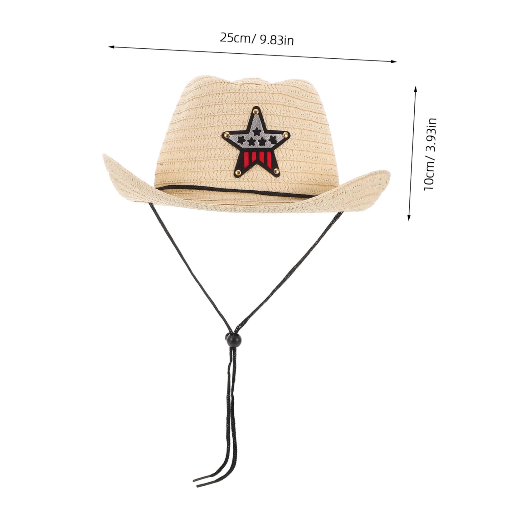 Gogogmee Sturdy Boys and Girls Five-pointed Star Design Comfortable Outdoor Sun Hat for Boys Girls