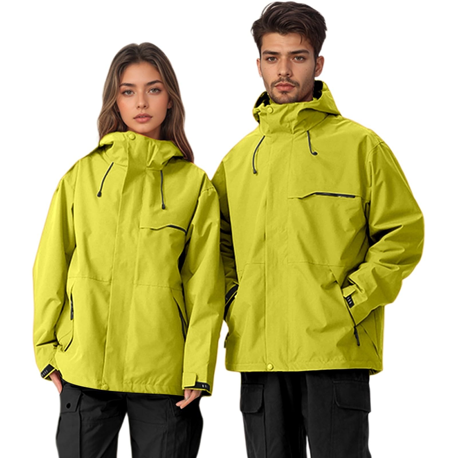 Chubasquero-Chaquetas Casuales para Mujer, Chaqueta VersáTil para OtoñO E Invierno, Forro Polar Desmontable, Resistente Al Viento Y con DiseñO para Todas Las Estaciones. Chaqueta Azul Turquesa Mujer