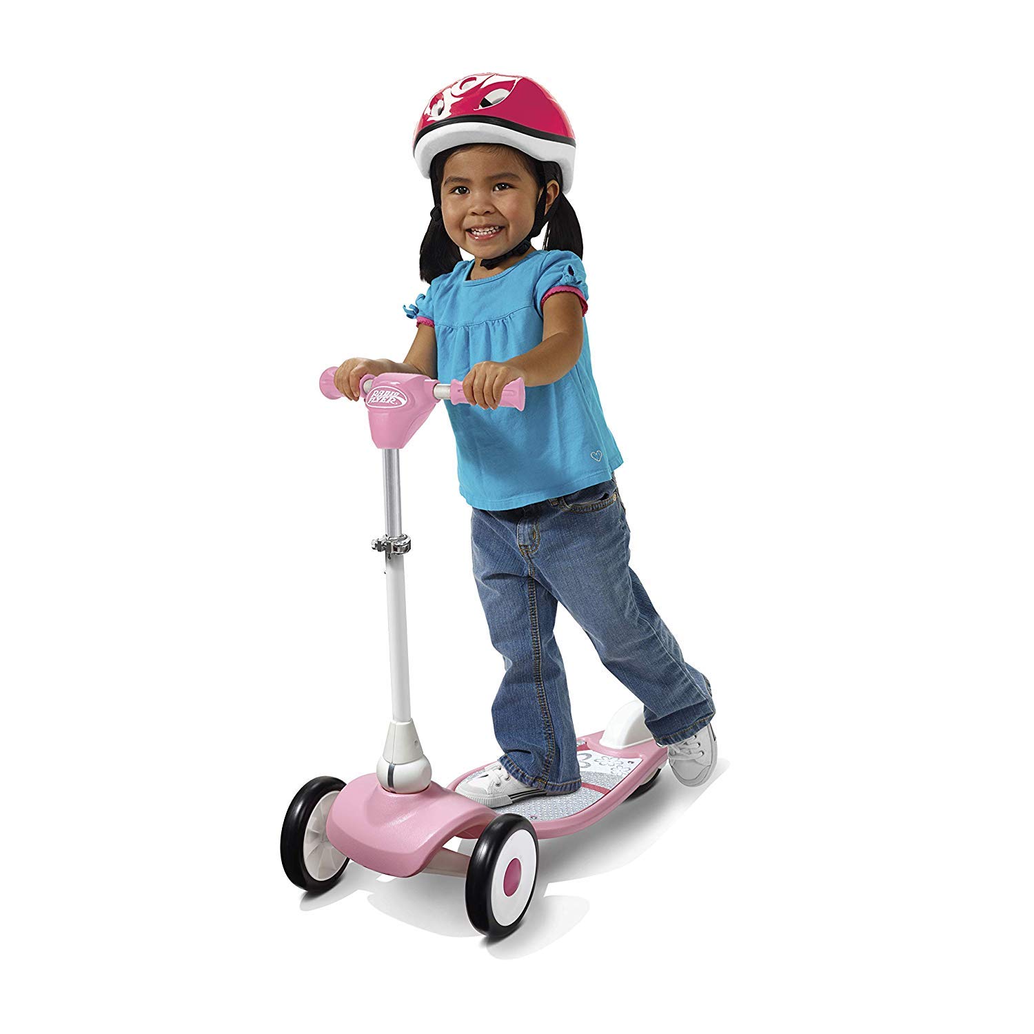 Amazon.com: Radio Flyer My 1st Scooter Deluxe Pink : Sports & Outdoors